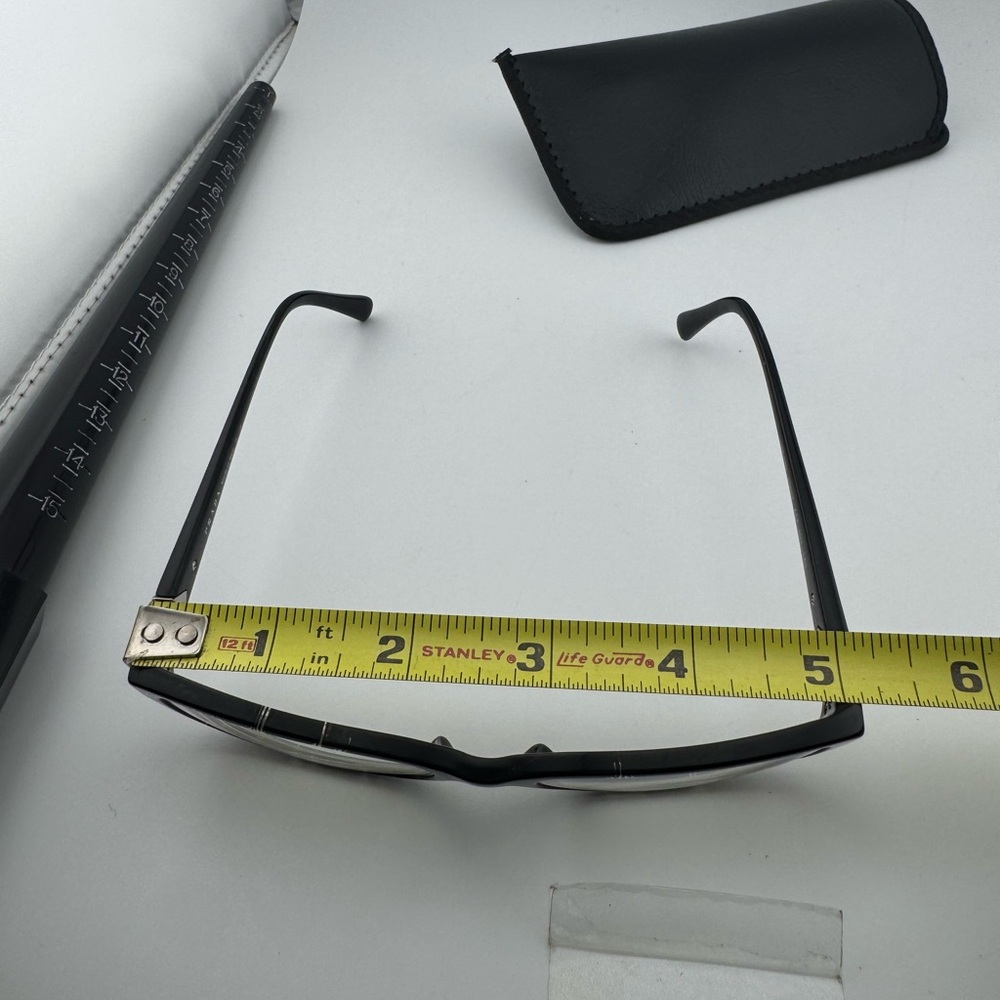 Prada VPR 07N Black Rectangular Glasses with Case Frames Only‎ - Picture 4 of 12